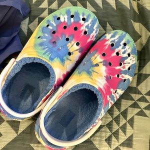 Tie Dye Crocs